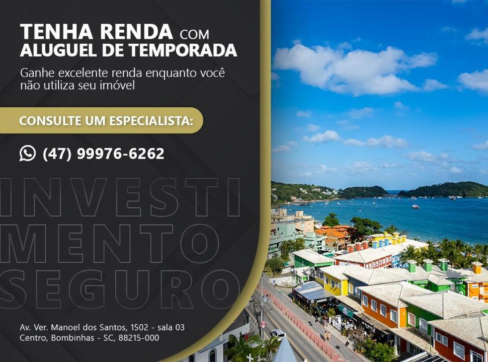 Varandas Do Atlantico - Confortavel Apartamento Em Condo Pe Na Areia Bombinhas Buitenkant foto